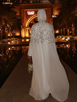 Robe musulmane modeste pour femmes, style OEM/ODM, pour l'Aïd à Dubaï, ornée, caftan de luxe Khaliji, abaya de soirée élégante à motifs floraux