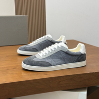 Chaussures décontractées pour hommes, style rétro, en daim, avec empiècements en velours côtelé, lacets, semelle en caoutchouc classique, chaussures basses tendance pour le skate