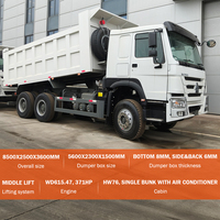 Camion benne basculante Sinotruck Howo Euro 3 neuf, 6x4, 10 roues, diesel, conduite à gauche
