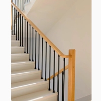 Balustrade en verre moderne sur mesure en acier inoxydable, anti-corrosion, anti-rouille, résistante à l'eau, garantie 3 ans, pour escalier au sol