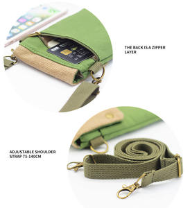 Sac portefeuille en toile <span class=keywords><strong>Smartphone</strong></span> Crossbody Gadget Pouch Mini sac à <span class=keywords><strong>bandoulière</strong></span> - Product Image 5