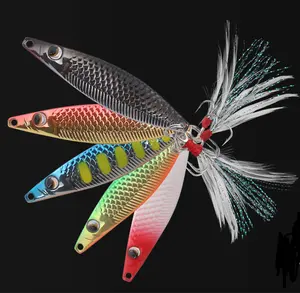 Oranggons Umpan Pancing 10G 15G, Umpan Pancing Putar Logam Perak, Sendok Pancing Trout Spinner dengan Kait Rigon