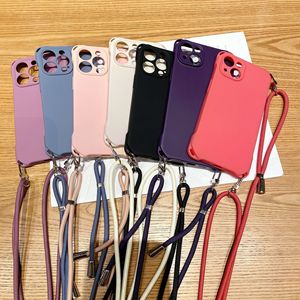 <span class=keywords><strong>Funda</strong></span> de teléfono para <span class=keywords><strong>iPhone</strong></span> <span class=keywords><strong>13</strong></span> 14 15 16 <span class=keywords><strong>con</strong></span> <span class=keywords><strong>funda</strong></span> de agujero, Correa adecuada, cordón, cadena, <span class=keywords><strong>cuerda</strong></span> cruzada Diagonal, cuatro esquinas, anticaída - Product Image 2