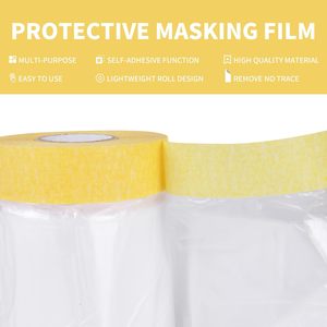 <span class=keywords><strong>Film</strong></span> de masquage pré-adhésif pour peinture automobile, décoration intérieure, adhésif haute adhérence, <span class=keywords><strong>film</strong></span> de protection contre les projections de peinture - Product Image 5