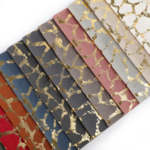 Vải nhung sofa 100% polyester cao cấp, thoáng khí, in hoa văn, kiểu trơn, họa tiết đồng ánh kim, dệt kim, dùng làm rèm hoặc bọc đồ nội thất - Product Image 5