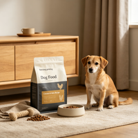 Sacs Doypack BOPP personnalisés imprimés en héliogravure, haute résistance à l'humidité, pour l'emballage de friandises pour chiens et chats, avec fermeture éclair, pour la vente au détail, 1 kg