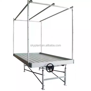 Bastidores de cultivo verticales móviles Ebb and Flow Rack de cultivo de múltiples capas Rack hidropónico - Product Image 6
