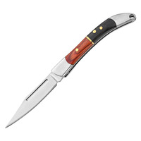 Draagbaar Mini Vouwmes Voor Outdoor & Camping Hoge Hardheid Roestvrij Staal Mes Hout Handvat Huishoudelijk Fruit Snijgereedschap