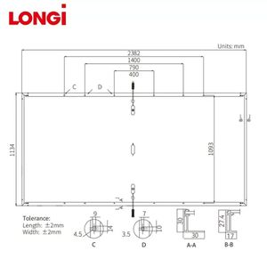 Paneles Solares Fotovoltaicos LONGi Hi-MO X10 LR7-72HVHF de Vidrio Simple Antipolvo de Alta Eficiencia para Uso en Exteriores, Hogar y Camping - Product Image 4