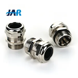 JAR free samples ip68 waterproof electrical brass cable entry fire resistant metric claw type EMC metal cable glands