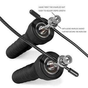 <span class=keywords><strong>Corde</strong></span> à <span class=keywords><strong>sauter</strong></span> antidérapante avec bracelet anti-transpiration, roulement amovible, <span class=keywords><strong>corde</strong></span> à <span class=keywords><strong>sauter</strong></span> en PVC avec fil d'acier - Product Image 2