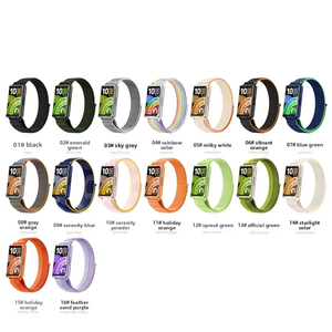 Sangle en velcro en nylon pour <span class=keywords><strong>Huawei</strong></span> <span class=keywords><strong>Band</strong></span> 11/11 Pro, bracelet de remplacement doux et respirant - Product Image 4