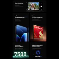 Teléfono Inteligente 17 Pro 5G con Pantalla HD Grande, Batería de Larga Duración, Carga Rápida, Doble SIM, Cámara, Teléfono Móvil para Juegos Xiaomi 17 Pro Max.5