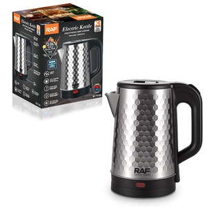 Hervidor Eléctrico de Acero Inoxidable de 1500W, 2.0L, Hervidor de Agua de Ebullición Rápida, Electrodoméstico para Calentar Agua Caliente en la Cocina - Product Image 5