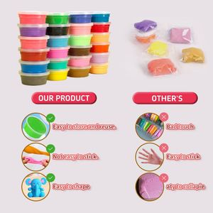 Kit de Arcilla Superligera para Manualidades, 45 Colores, Arcilla de Secado al Aire con Accesorios y Herramientas, Excelente Regalo para Arte y Manualidades - Product Image 5