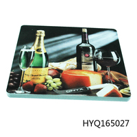 Sous-verre en MDF fait à la main, vente en gros, tapis en bois, sous-verres personnalisés