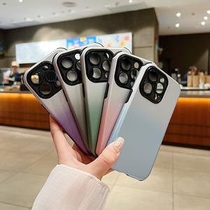 Étui minimaliste premium à dégradé de couleurs pour Apple iPhone, résistant aux chutes, protection intégrale anti-poussière 2-en-1 - Product Image 5