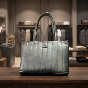 Bolso de Mano de Cuero Genuino de Primera Calidad al Mejor Precio, Moderno, de Gran Capacidad, con Cierre, Impermeable, Ligero y Plegable - Product Image 1