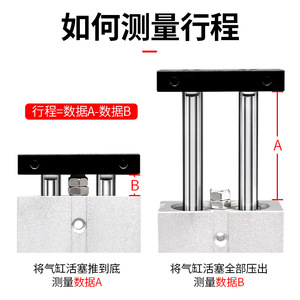 Cylindre à double tige de piston TN10 16 20 25 32 40 50 avec filetage M5*0.8 pour l'automatisation industrielle - Product Image 4