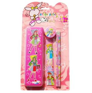 Supply Cartoon Stationery Set <b>Pencil</b> and Eraser - Product Image 1
