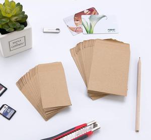 Enveloppe <span class=keywords><strong>en</strong></span> papier kraft recyclé personnalisée Enveloppe à monnaie Enveloppes pour monnaie Enveloppes de semences <span class=keywords><strong>en</strong></span> papier kraft auto-adhésives de haute qualité - Product Image 1