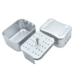 Dental <b>Metal</b> Sterilizer Case <b>Box</b> Manual Dental Bur Stand for Endo <b>Files</b> Rotary <b>Files</b> - Product Image 6