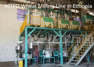 Fresadora de harina de trigo duro, <span class=keywords><strong>cebada</strong></span>, centeno completamente automática, fábrica de plantas de molino de harina de proyecto llave en mano a la venta en África - Product Image 3