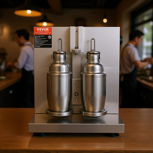 Licuadora Comercial Vevor de Doble Cabezal con Vaso de Acero Inoxidable de 750 ml para Uso en Tiendas de Té - Product Image 2