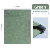 Classeur presse-papiers magnétique A4/A5 avec porte-stylo Notes de réunion et bloc-notes Rangement de documents et porte-menu
