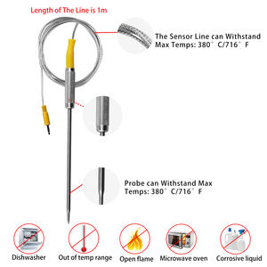 Wireless Termometro di Carne Digitale Leggi Della Cucina di Cottura di Cottura Strumenti di Temperatura termometro <span class=keywords><strong>Per</strong></span> Alimenti - Product Image 3