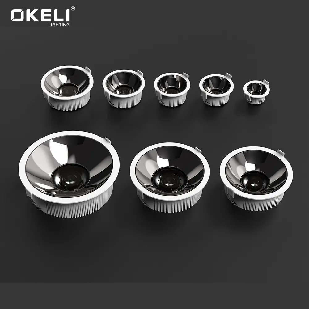 OKELI 공장 가격 18w 3000k smd 천장 조명 눈부심 방지 매입과 손질없는 Led 통