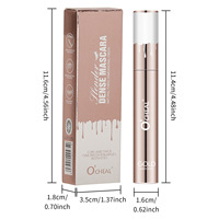 Mascara Volumisant Waterproof Longue Tenue, Effet Séparateur, Anti-Grume, Professionnel pour Cils