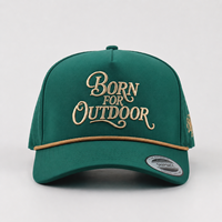 Casquette de baseball de performance avancée pour le golf, sportive, avec logo personnalisé brodé à la main, en nylon imperméable et polyester, motif pois, en tissu Oxford