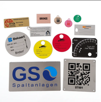 Plaque en aluminium de sublimation Logo personnalisé Feuille en aluminium de sublimation