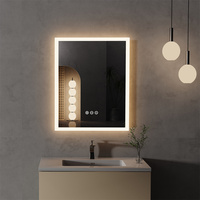Miroir de Salle de Bain LED Lumineux pour Salon de Beauté Maquillage Spa, 6500K pour Dropshipping