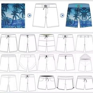 Trajes de Baño para Niños Estilo Occidental con Estampado Personalizado, Secado Rápido, Cintura Alta, Shorts de Playa para Niños - Product Image 5