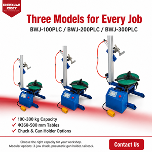 PLC Touch Screen CNC <b>Welding</b> Positioner, Tilting Turntable, Welder Linkage, Optional Chuck & Torch Stand for Circular <b>Welding</b> - Product Image 4