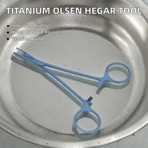 Olsen Hegar Forceps Needle <b>Holder</b> Scissors Width 2.5mm Titanium Surgical Instruments Assembly Industrial Grade Blush Surgical - Product Image 2