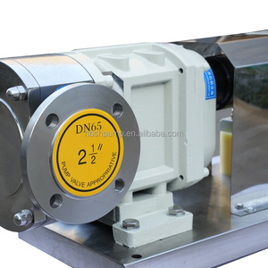 <span class=keywords><strong>Pompe</strong></span> à lobes rotative sanitaire en acier inoxydable directe d'usine <span class=keywords><strong>pompe</strong></span> à rotor à lobes électrique à haute viscosité sauce mélasse de qualité alimentaire - Product Image 4