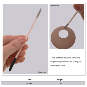 14cm Double End Sanding Sticks <strong>Matchsticks</strong> Sanding Wooden Stick Detailing Polishing Sticks <strong>for</strong> Plastic <strong>Model</strong> Wood Nail Polishing - Product Image 5