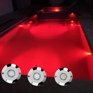 WEIKEN-luz de piscina subacuática, 12V, 60W, RGB, IP68