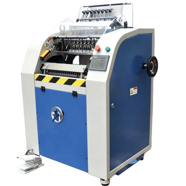 Allraise Automatic Book Sewing Machine Notebook Exercise Thread Book Sewing Machine Book Making Sewing Thread Stitching Machine
