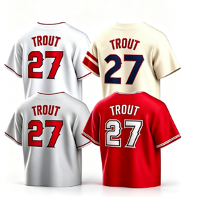 Maillot de baseball pour homme style Los Angeles Angels # 27 Truites # 6 Rendon Stitched Wholesale 2026 - Product Image 1
