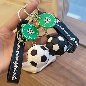 Mini Acrylic Bóng Đá Keychain Mặt dây chuyền mô phỏng mô hình thể thao hàng hóa Móc Chìa Khóa người hâm mộ bóng nhỏ trang trí phụ kiện Quà Tặng - Product Image 2