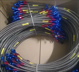 <span class=keywords><strong>Tubo</strong></span> <span class=keywords><strong>Freno</strong></span> Idraulico SAE J1401 in PTFE con <span class=keywords><strong>Treccia</strong></span> in Acciaio Inossidabile da 1/8" per <span class=keywords><strong>Freno</strong></span> ad Aria - Product Image 6