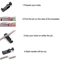 Bracelet magnétique pour hommes et femmes, motif de santé cardiaque, en acier inoxydable plaqué or classique, vente chaude