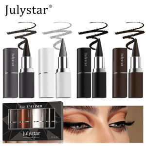 Julystar J402 030 Eyeliner mat à séchage rapide, imperméable, longue durée, noir naturel, ensemble de 4 couleurs, très vendu - Product Image 2