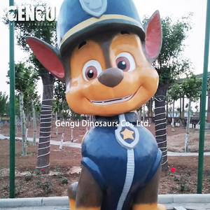 Fait à la main mignon Animatronic dessin animé <span class=keywords><strong>renard</strong></span> modèle intérieur en métal intérieur pour centre commercial aéroport public garderie école maternelle - Product Image 4