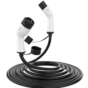 Mode 3 EV Charging Cable 32A Three Phase 22kw Type 2 to Type 2 Electric Car Charger Cable Connector