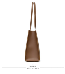 Bolsos de Mano de Moda para Mujer al por Mayor, Bolsos de Cuero Genuino de Gran Capacidad, Bolsos de Hombro para Dama - Product Image 5